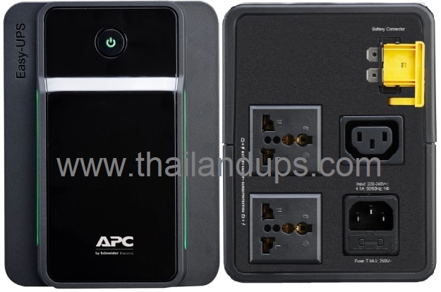 apc bvx900li-ms เป็นรุ่นที่ถัดมาจากรุ่น bvx700lui-ms bx900 รุ่นนี้ จะมี กำลังไฟ มากกว่า สามารถสำรองไฟ ได้นาขึ้น  ปลั๊กด้านหลังของเครื่อง เหมือนกับรุ่น apc bvx700lui-ms 